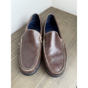 Cole Haan Sutton Brown Leather Slip On Loafers Shoes Men’s Sz 10.5 M